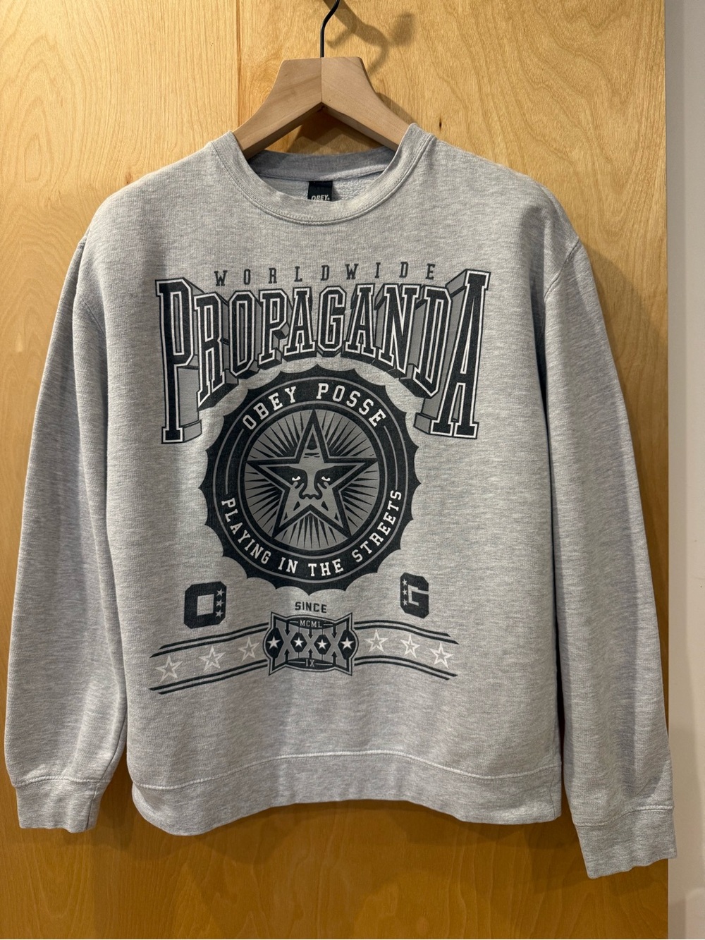 VINTAGE OBEY PROPAGANDA SWEATSHIRT (1990S)